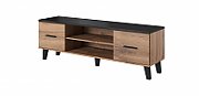 Cama TV stand LOTTA 160 2D2K wotan oak/mat black_1