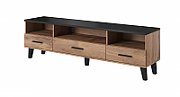 Cama RTV stand LOTTA 180cm wotan oak + mat black_1