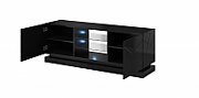 Cama TV cabinet QIU 160 MDF black gloss/black gloss_2