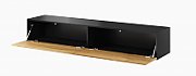 Cama TV Stand VIGO '180' 30/180/40 black/wotan oak_2