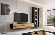 Cama TV Stand VIGO '180' 30/180/40 black/wotan oak_5