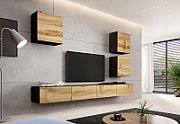 Cama TV stand VIGO 140 30/140/40 black/wotan oak_5