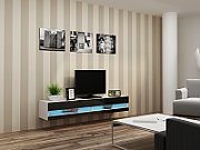 Cama TV stand VIGO NEW 30/180/40 white/black gloss_1