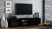 Cama TV cabinet SIGMA1 180 black/black gloss_1
