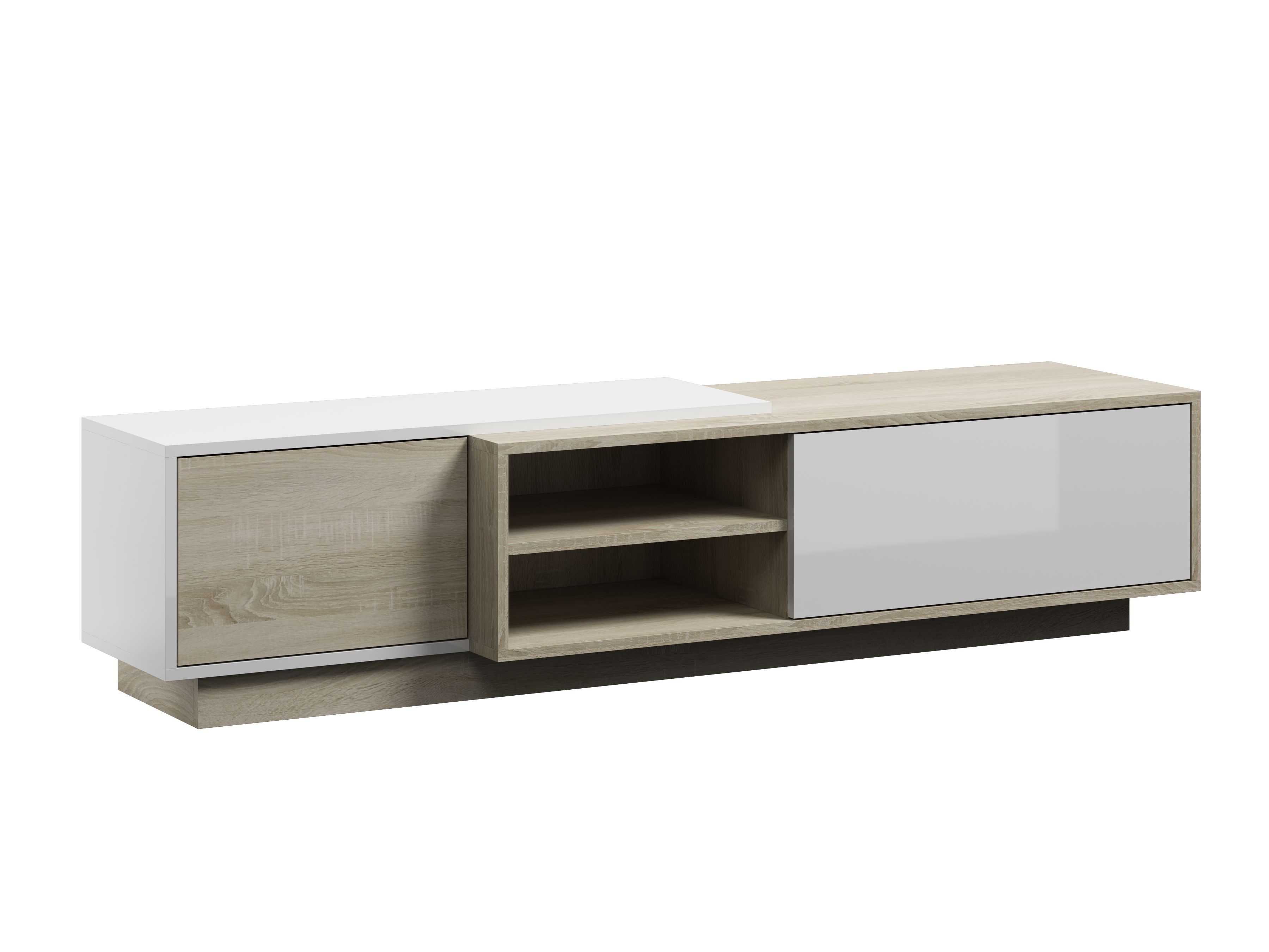Cama TV cabinet SIGMA1 180 sonoma oak/white gloss_2