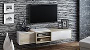 Cama TV cabinet SIGMA1 180 sonoma oak/white gloss_4