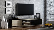 Cama TV cabinet SIGMA1 180 sonoma oak/black gloss_3