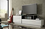 Cama TV cabinet SIGMA 3 180 white/white gloss + black_3
