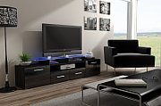 Cama TV stand EVORA 200 wenge/black gloss_1