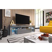 Cama TV stand TORO 200 black/grey gloss_1