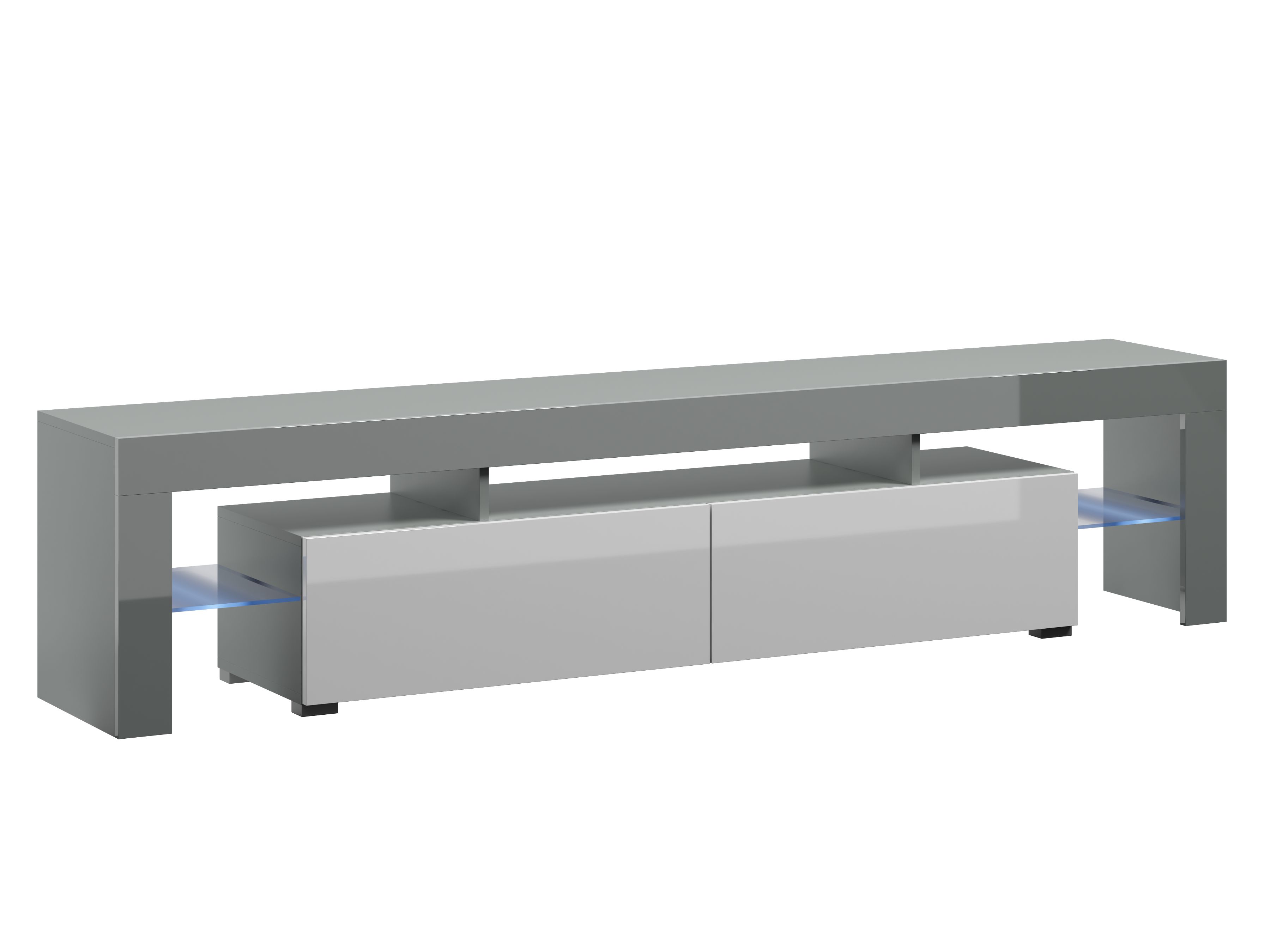 Cama TV stand TORO 200 grey/white gloss_1