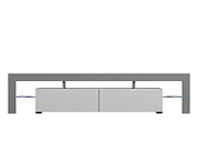 Cama TV stand TORO 200 grey/white gloss_2