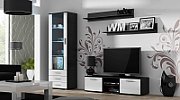 Cama TV stand SOHO 140 black/white gloss_2