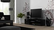 Cama TV stand SOHO 140 black/black gloss_1