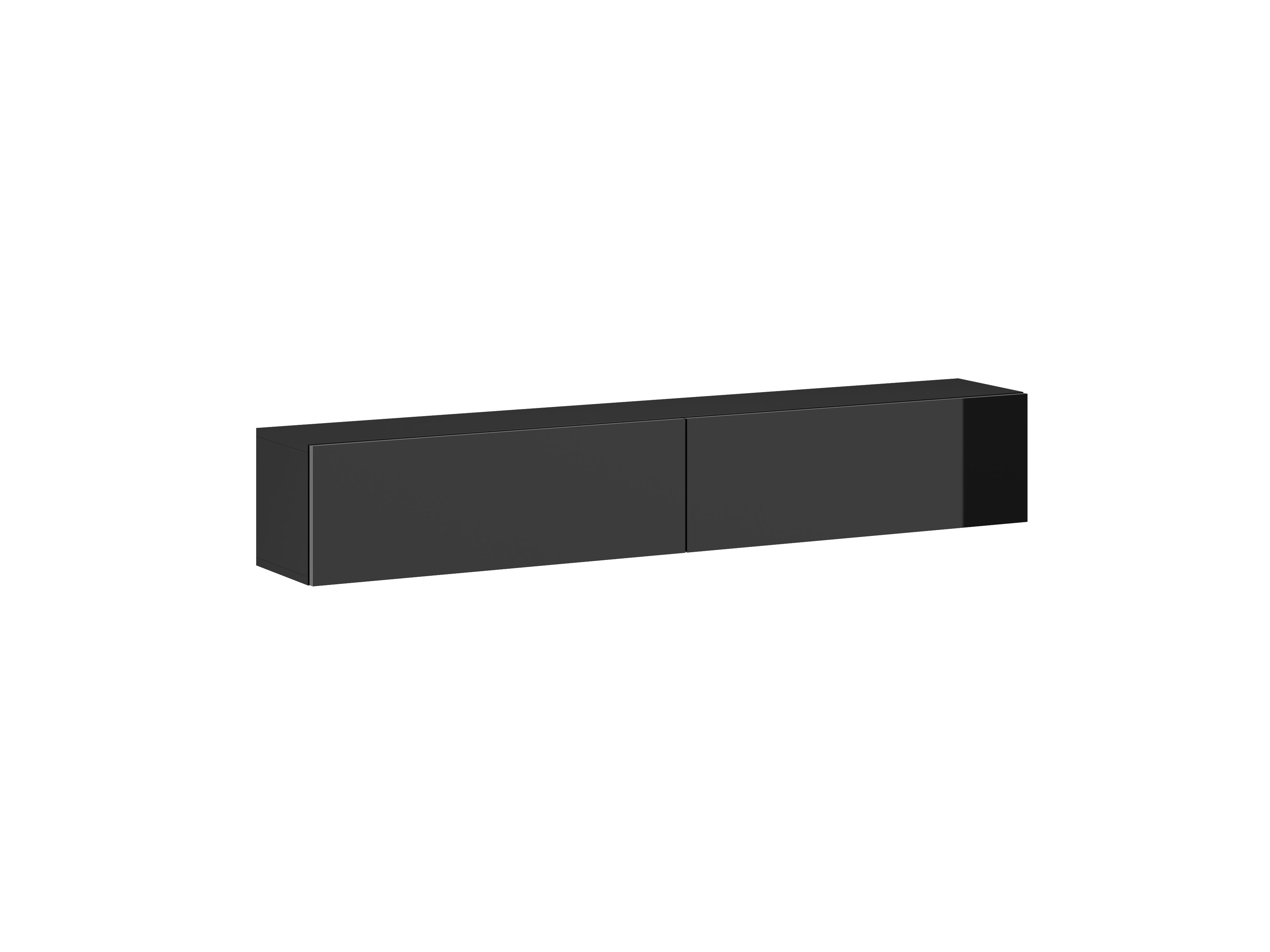 Cama TV Stand VIGO '180' 30/180/40 black/black gloss_1