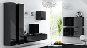Cama TV Stand VIGO '180' 30/180/40 black/black gloss_12