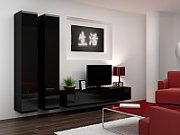 Cama TV Stand VIGO '180' 30/180/40 black/black gloss_14