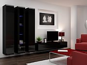 Cama TV Stand VIGO '180' 30/180/40 black/black gloss_9