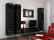 Cama TV stand VIGO 140 30/140/40 black/black gloss_14