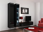 Cama TV stand VIGO 140 30/140/40 black/black gloss_6