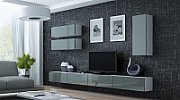 Cama TV stand VIGO 140 30/140/40 white/grey gloss_2