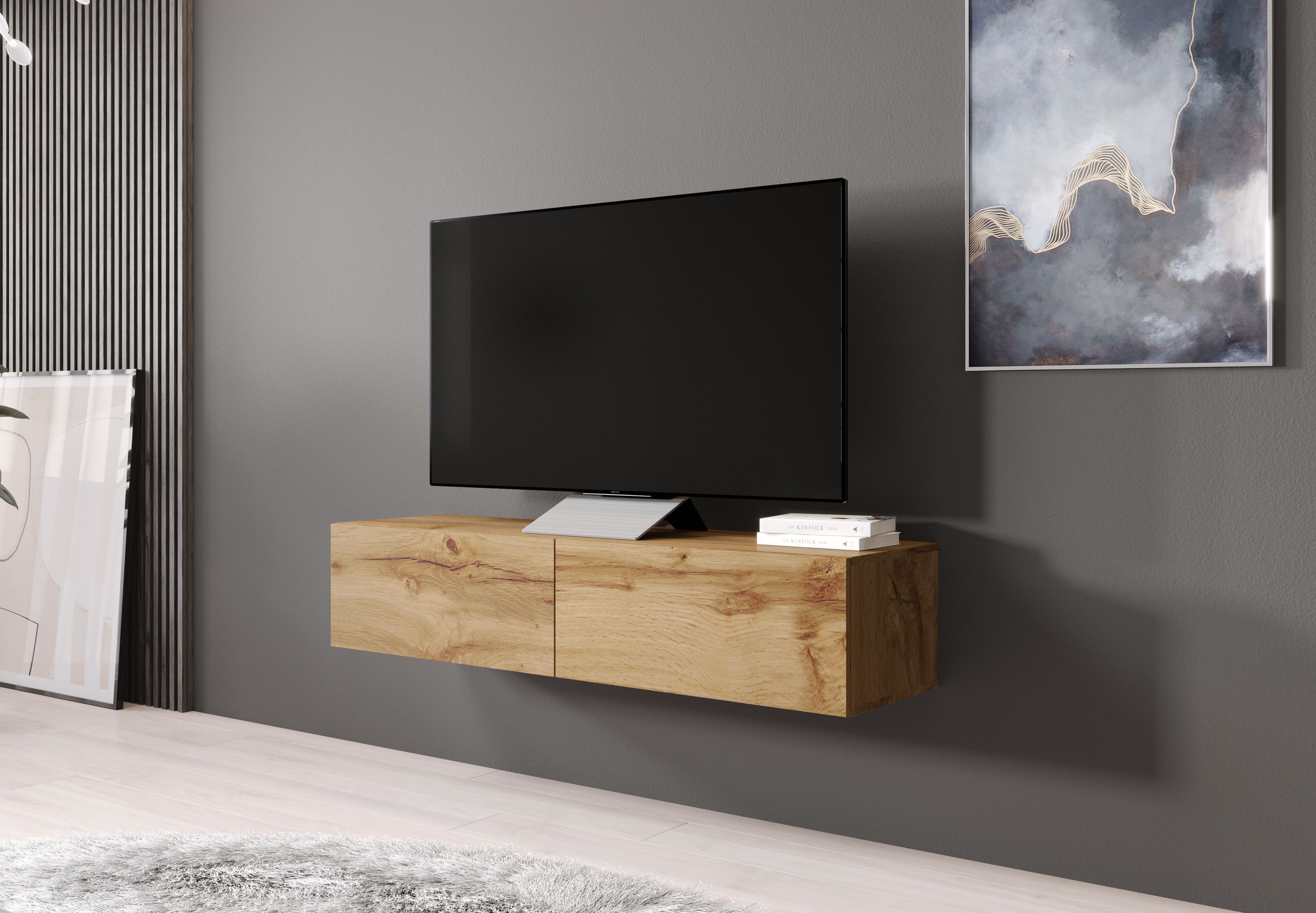Cama TV stand VIGO 140 30/140/40 wotan oak_3