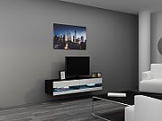 Cama TV stand VIGO NEW 30/140/40 black/white gloss_1