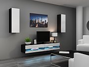 Cama TV stand VIGO NEW 30/140/40 black/white gloss_3