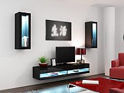 Cama TV stand VIGO NEW 30/140/40 black/black gloss_5