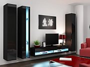 Cama TV stand VIGO NEW 30/140/40 black/black gloss_8