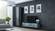 Cama TV stand VIGO NEW 30/140/40 grey/grey gloss_2