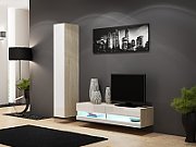 Cama TV stand VIGO NEW 30/140/40 sonoma/white gloss_2
