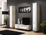 Cama TV stand VIGO NEW 30/140/40 sonoma/white gloss_3
