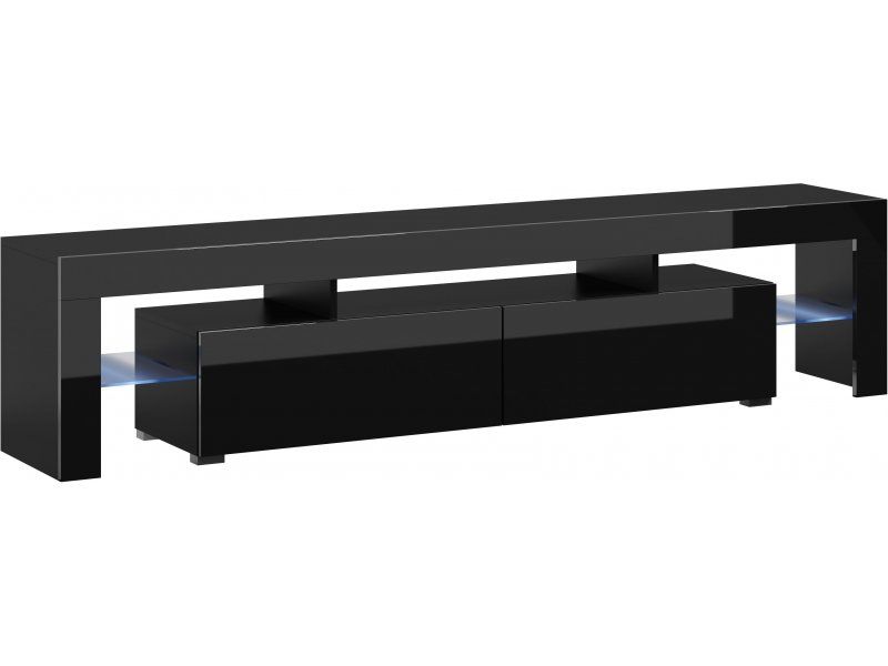 Cama TV stand VIGO GLASS 30/180/40 white/black gloss_1