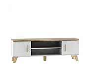 Cama TV stand LOTTA 160 2D2K white/sonoma_1