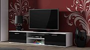 Cama TV stand SOHO 180 white/black gloss_1