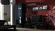 Cama TV stand SOHO 180 black/black gloss_2