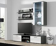 Cama TV stand SOHO 180 grey/white gloss_4
