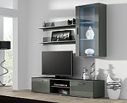 Cama TV stand SOHO 180 grey/grey gloss_2