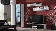 Cama TV stand SOHO 140 white/black gloss_2