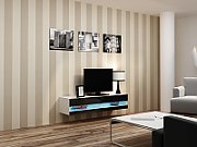 Cama TV stand VIGO NEW 30/140/40 white/black gloss_2