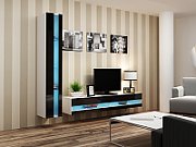 Cama TV stand VIGO NEW 30/140/40 white/black gloss_5