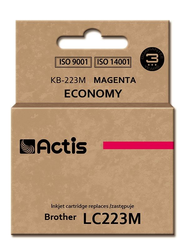 Actis KB-223M ink for Brother printer; Brother LC223M replacement; Standard; 10 ml; magenta_1
