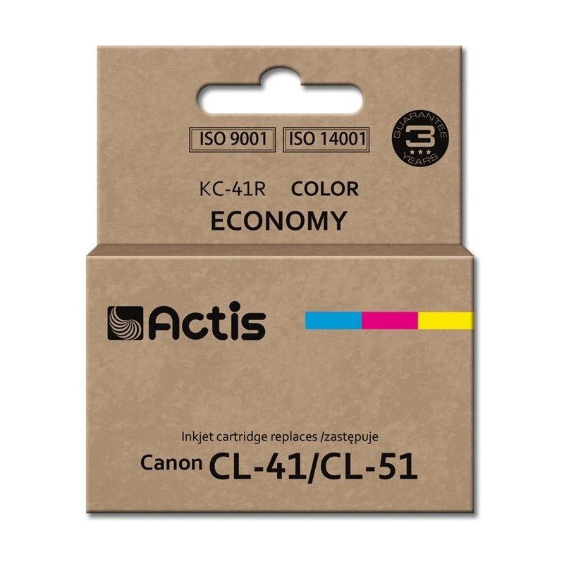 Actis KC-41R ink for Canon printer; Canon CL-41/CL-51 replacement; Standard; 18 ml; color_1