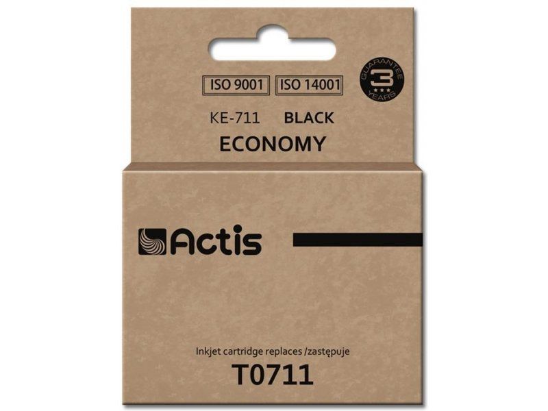 Actis KE-711 ink for Epson printer; Epson T0711/T0891/T1001 replacement; Standard; 15 ml; black_1