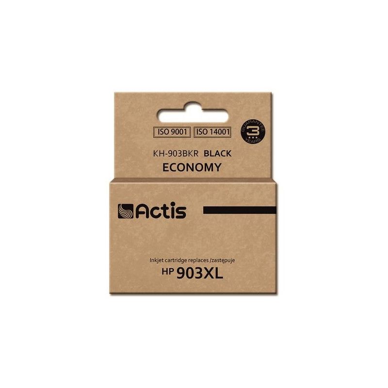 Actis KH-903BKR black ink for HP; refurbished replacement for HP 903XL T6M15AE_1