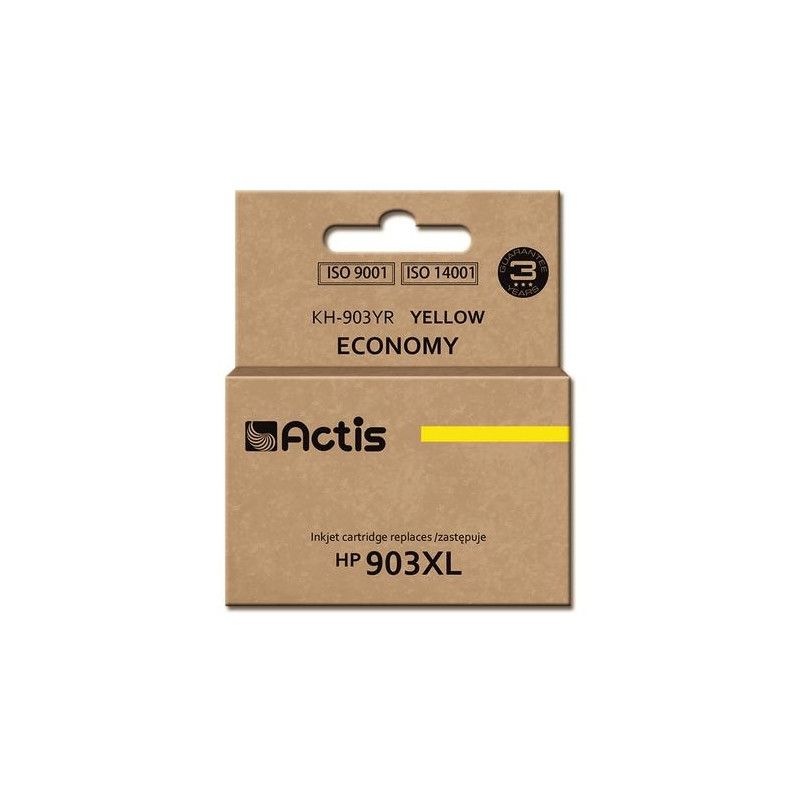 Actis KH-903YR ink for HP printer; HP 903XL T6M11AE replacement; Standard; 12 ml; yellow - New Chip_1