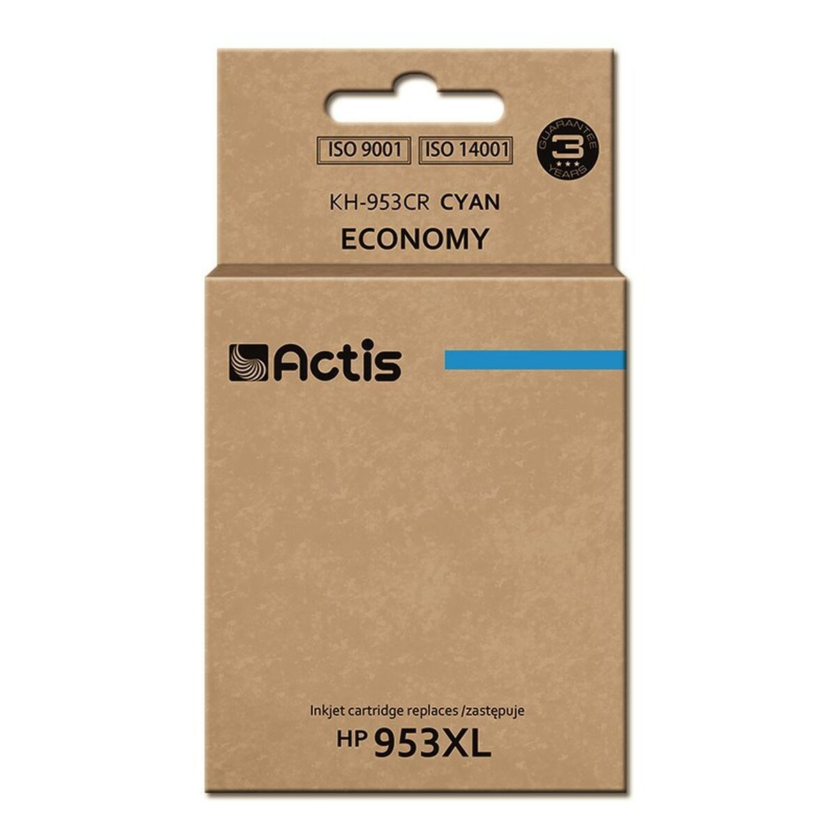 Actis KH-953CR ink for HP printer; HP 953XL F6U16AE replacement; Premium; 25 ml; cyan_1