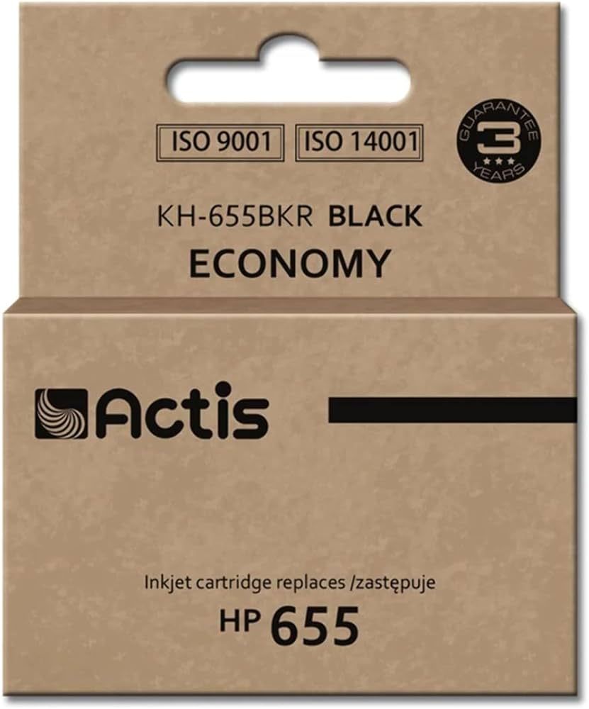 Actis KH-655BKR ink for HP printer; HP 655 CZ109AE replacement; Standard; 20 ml; black_1