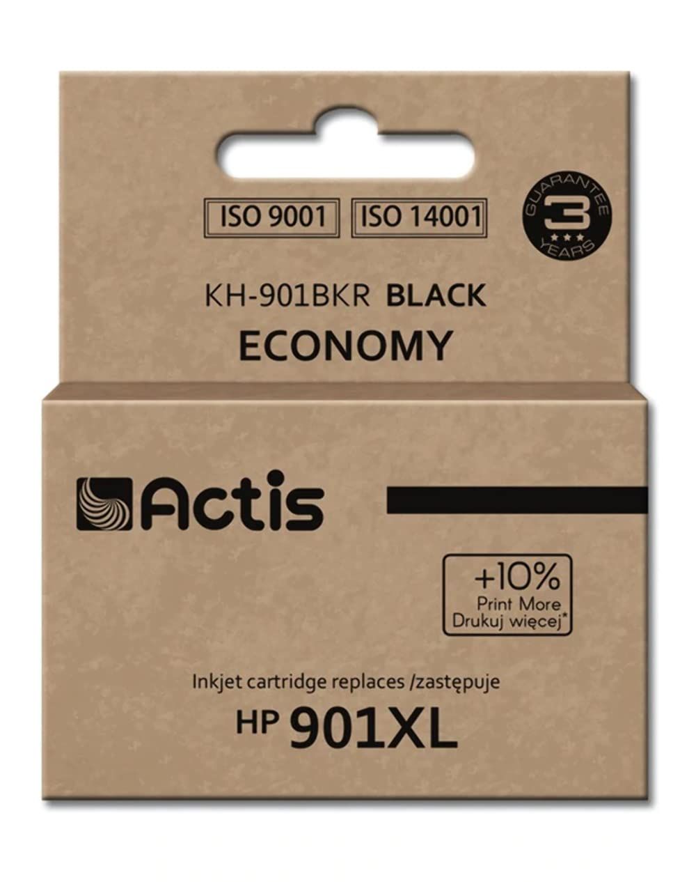 Actis KH-901BKR ink for HP printer; HP 901XL CC656AE replacement; Standard; 20 ml; black_1